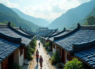 Toits bleus : pourquoi les chinois perpétuent-ils cette tradition ?