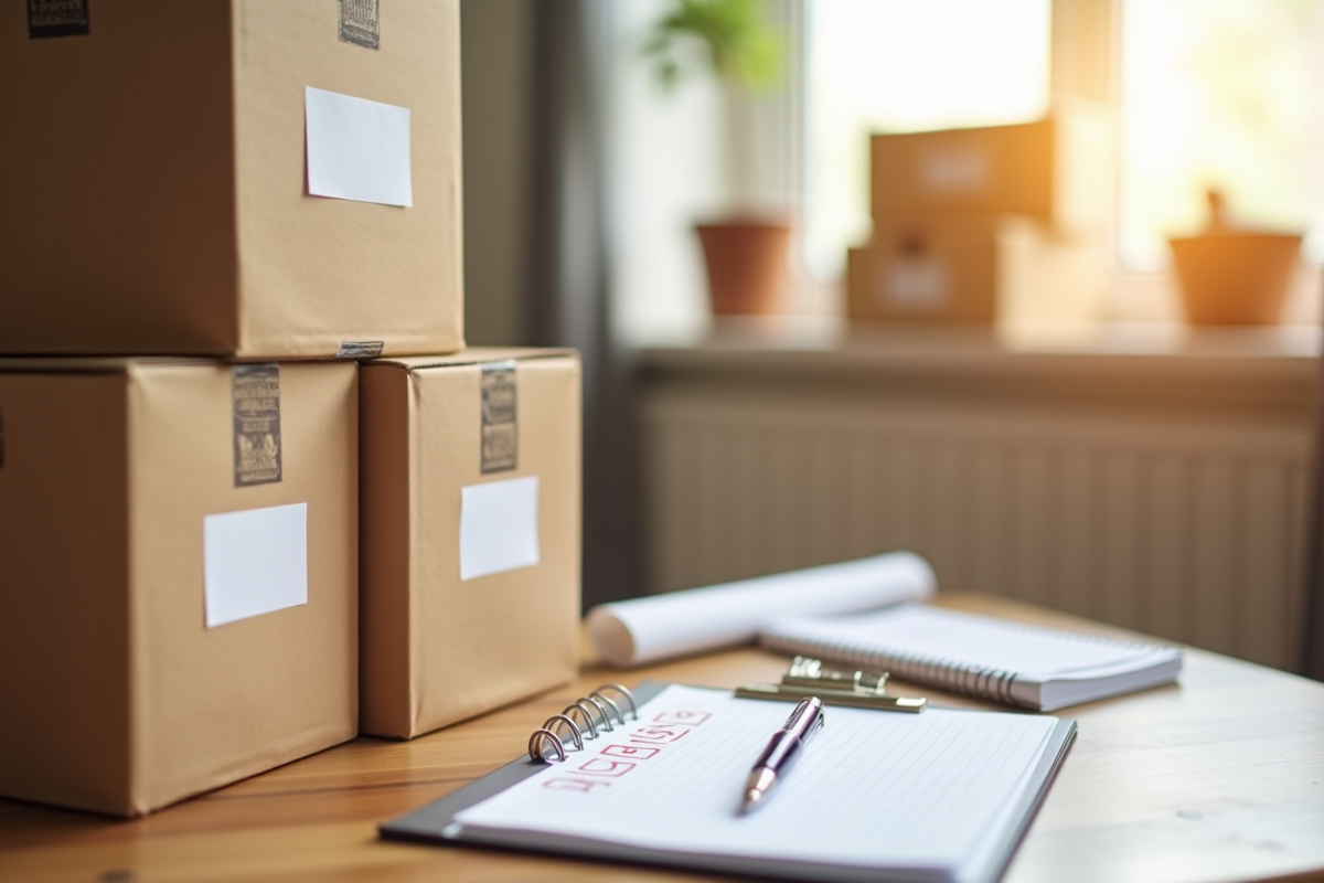 déménagement cartons